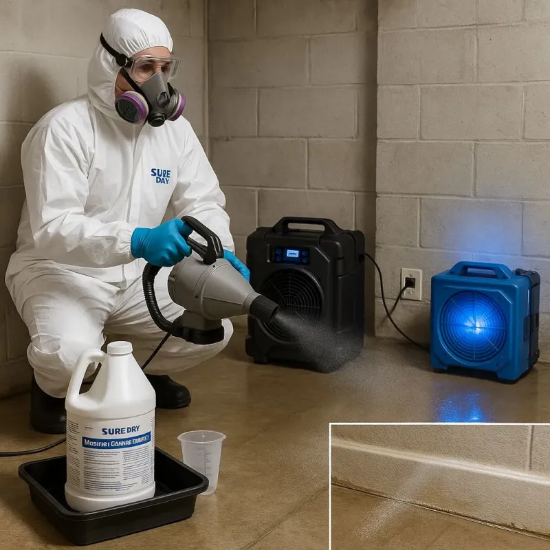 Sanitization and Odor Removal process in Hallsville, MO